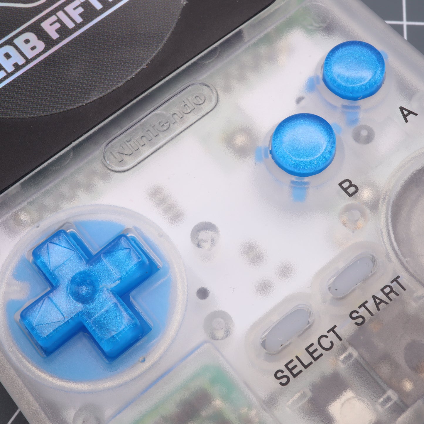 Game Boy Pocket - Custom Button - Blueberry Candy