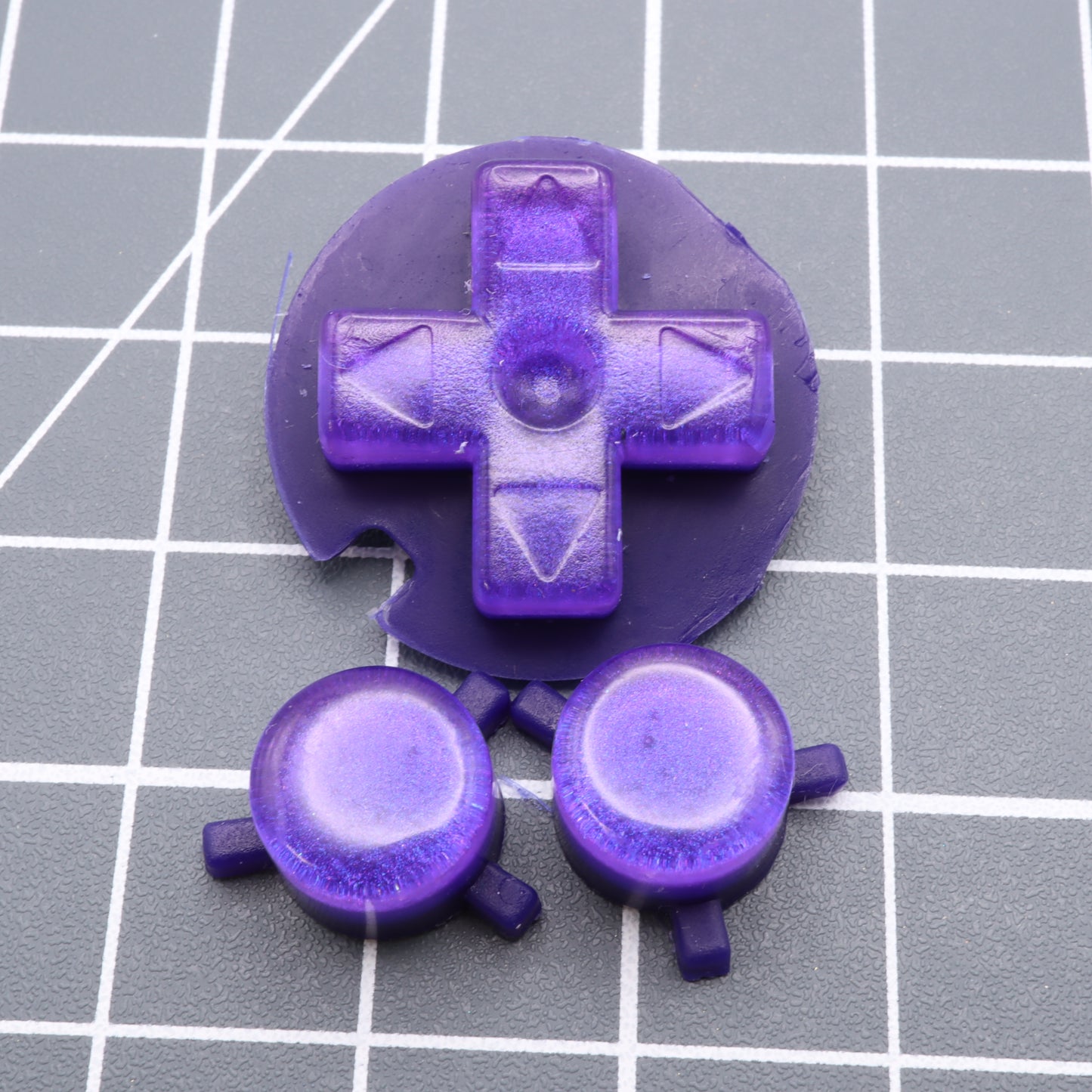 Game Boy Pocket - Custom Button - Grape Candy