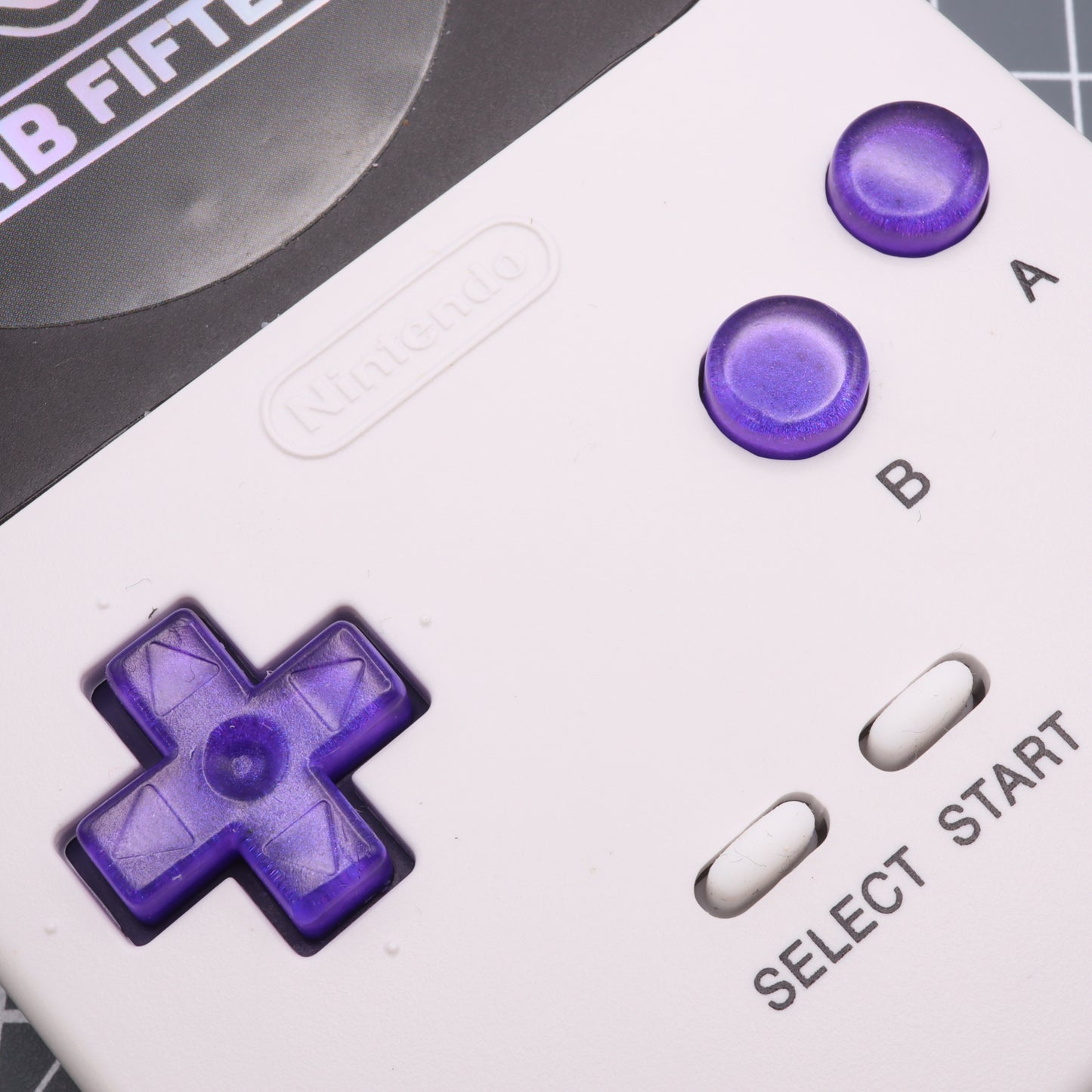 Game Boy Pocket - Custom Button - Grape Candy