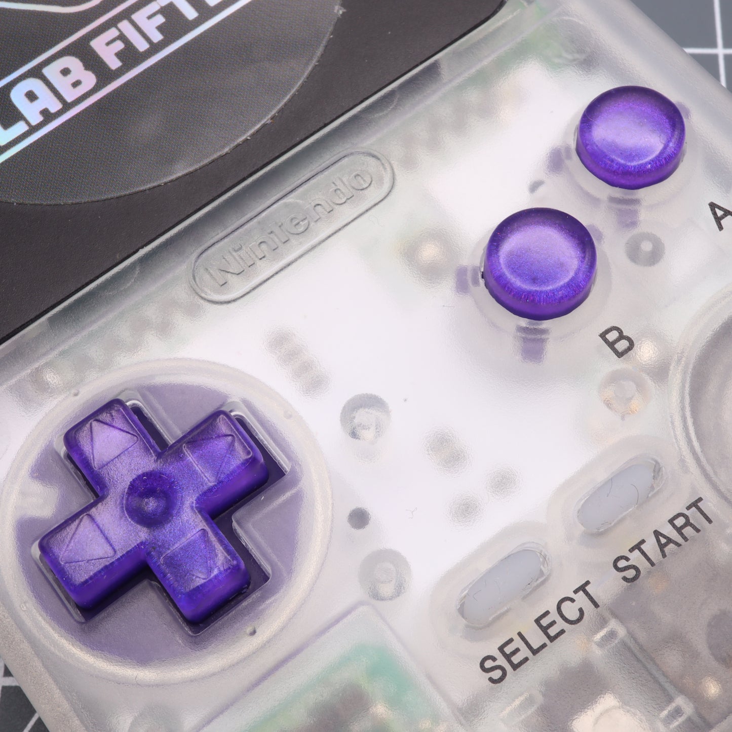 Game Boy Pocket - Custom Button - Grape Candy