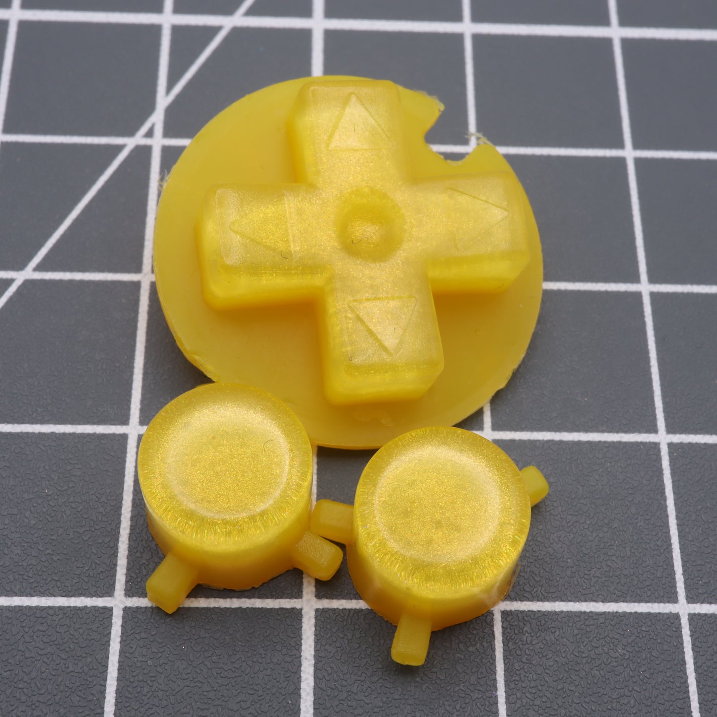 Game Boy Pocket - Custom Button - Lemon Candy