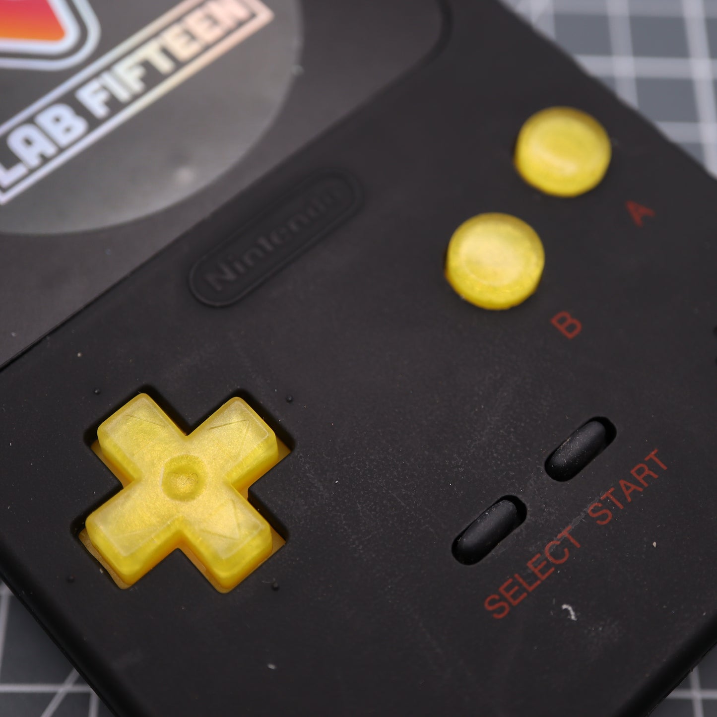 Game Boy Pocket - Custom Button - Lemon Candy