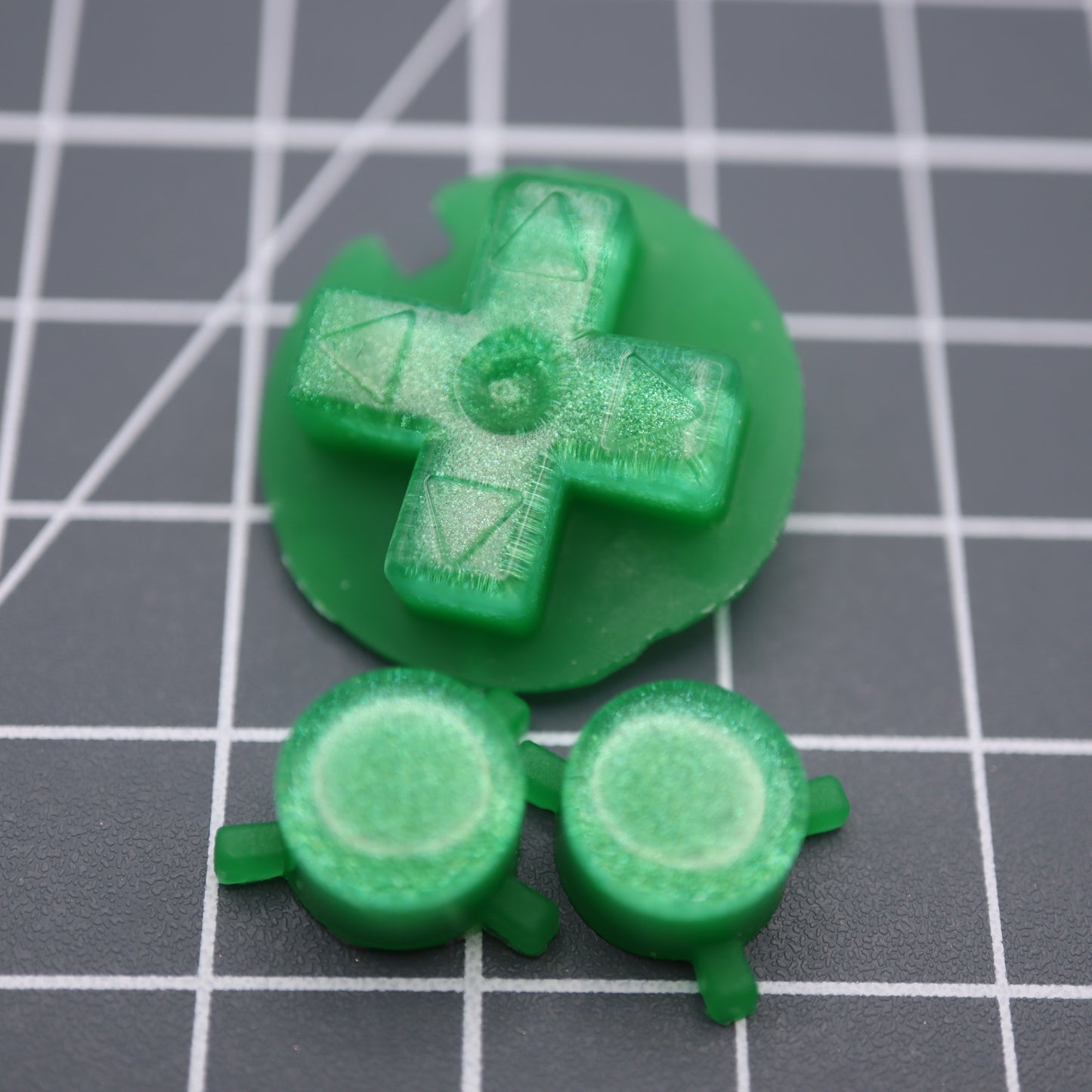 Game Boy Pocket - Custom Button - Lime Candy
