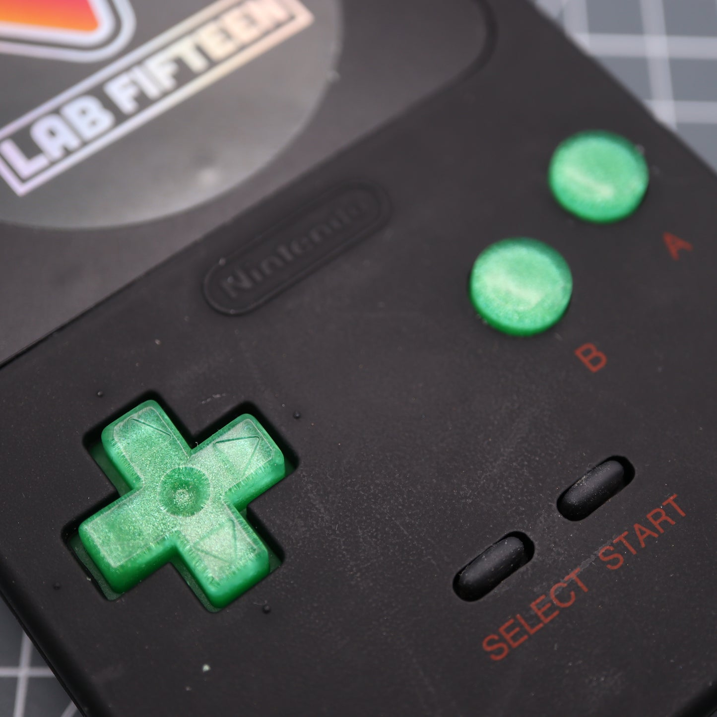 Game Boy Pocket - Custom Button - Lime Candy