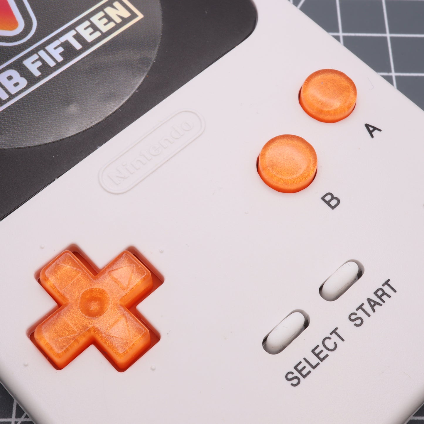 Game Boy Pocket - Custom Button - Orange Candy