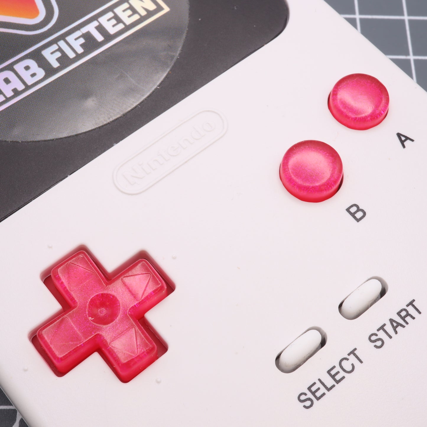 Game Boy Pocket - Custom Button - Raspberry Candy
