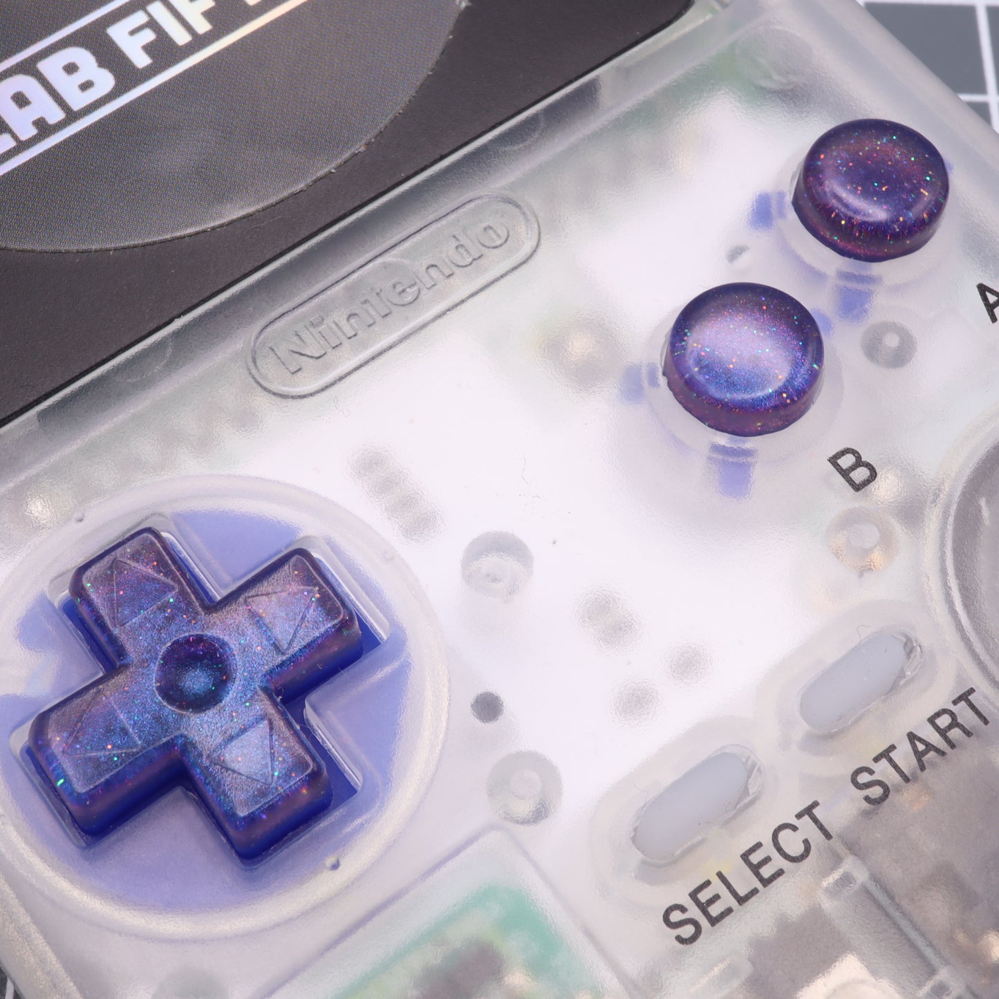 Game Boy Pocket - Custom Button - Cosmic Blue
