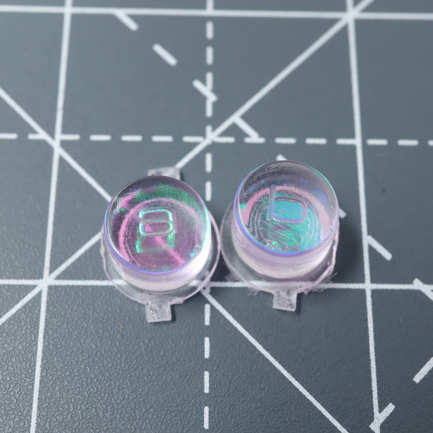 Game Boy Micro - Custom Buttons - Cool Opal