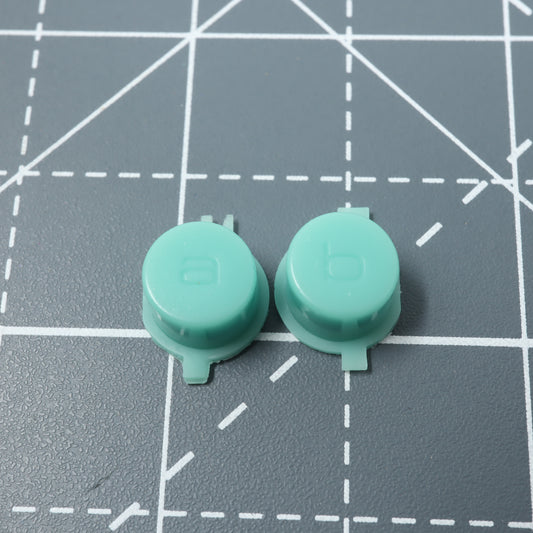 Game Boy Micro - Custom Buttons - Mint Green