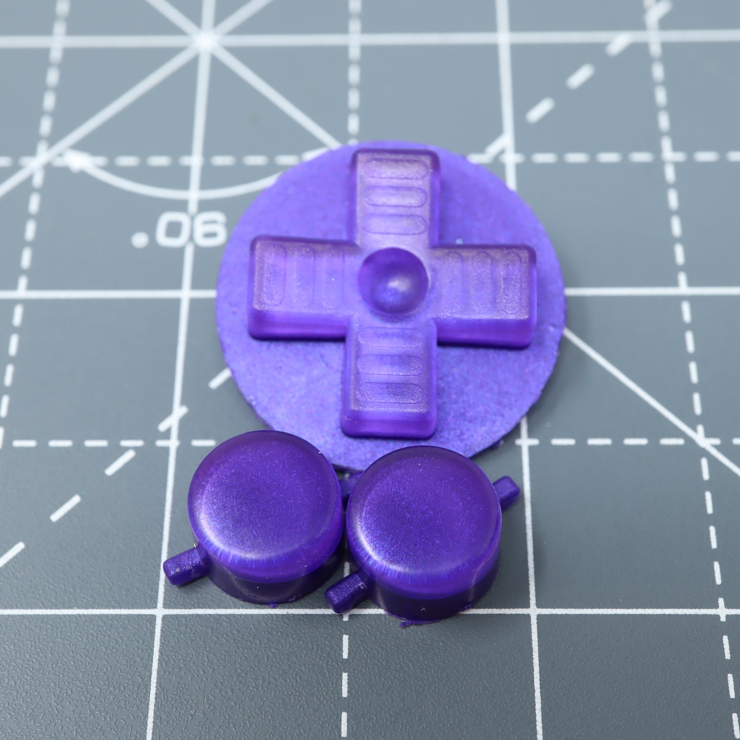 Game Boy DMG - Custom Button - Grape Candy