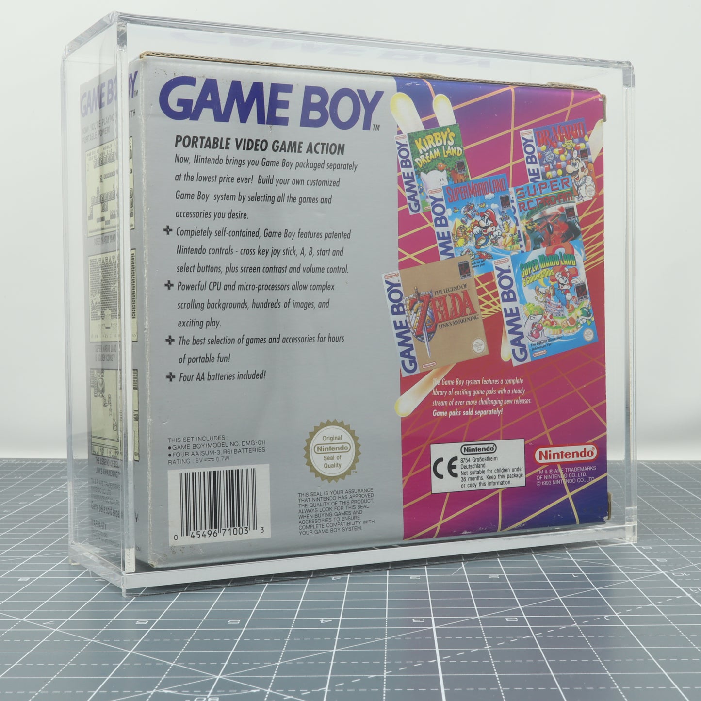 Game Boy Original Small Boxed Console - Display Capsule