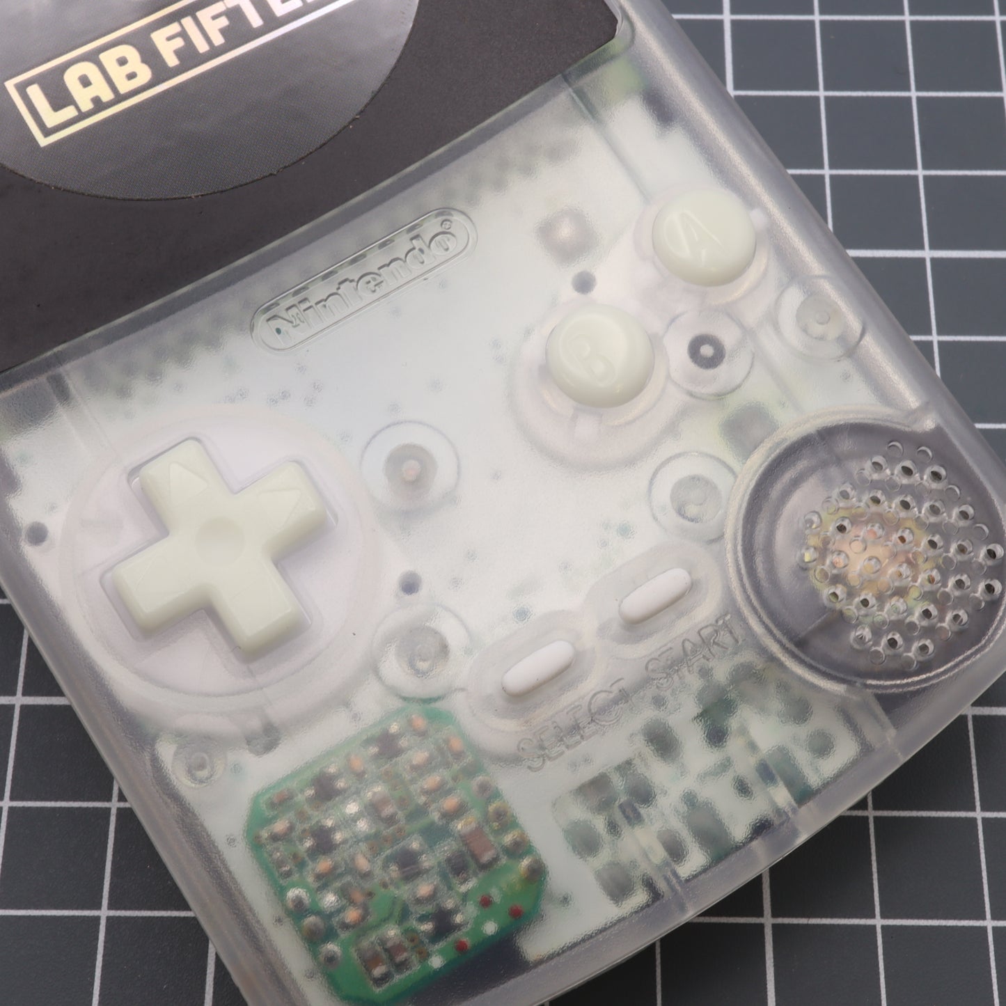 Game Boy Color - Custom Button - GITD Green