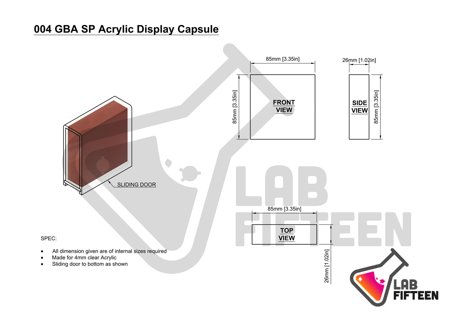 Game Boy Advance SP - Display Capsule