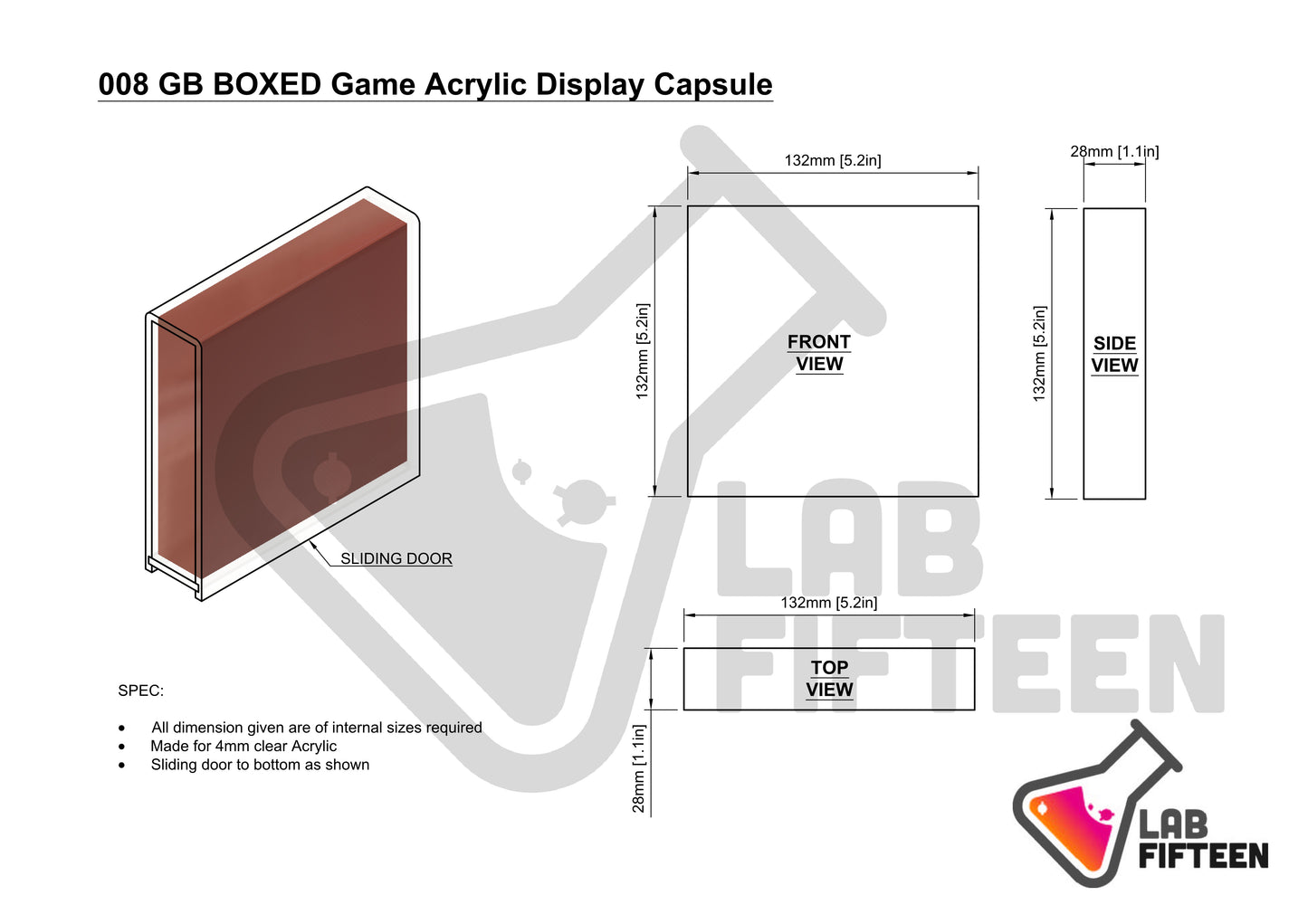 Game Boy Boxed Game - Display Capsule