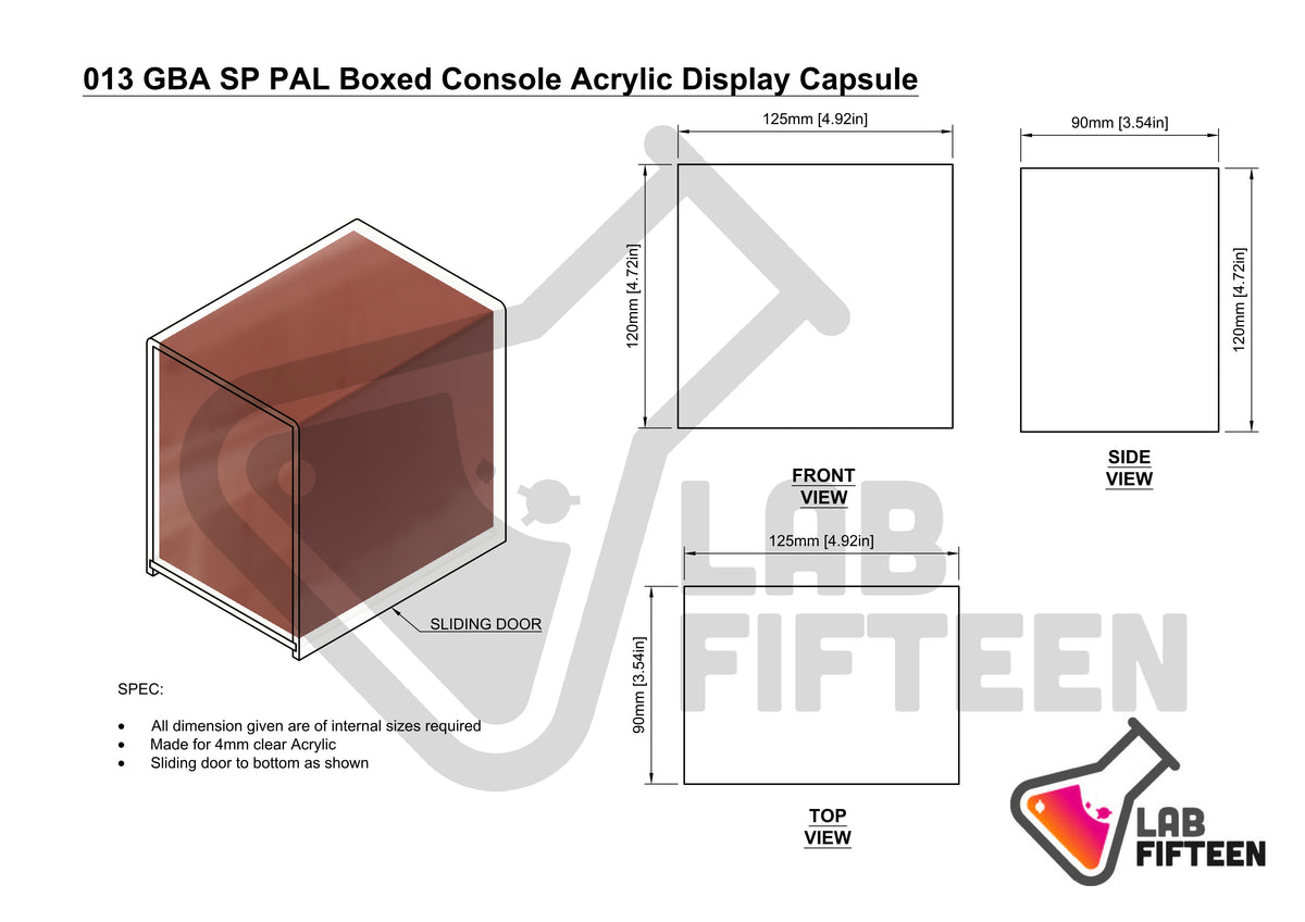 Display Capsule Game Boy Advance SP Boxed Console - Display Capsule – Labfifteenco