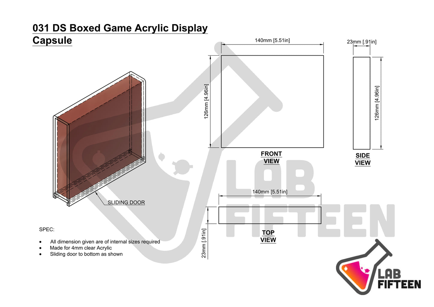 Nintendo DS Game - Display Capsule