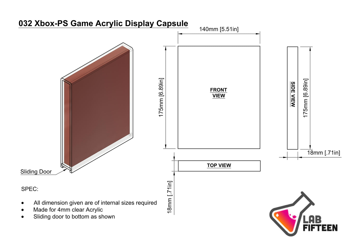 PlayStation 3,4 & 5 Game - Display Capsule