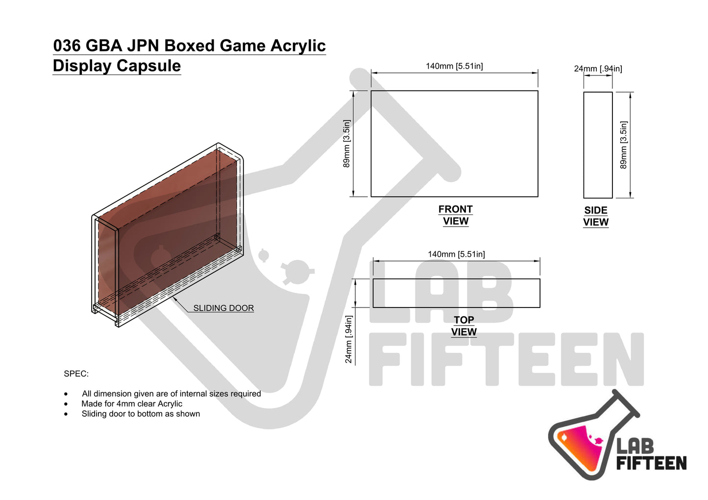 Game Boy Advance Japanese - Boxed Game - Display Capsule