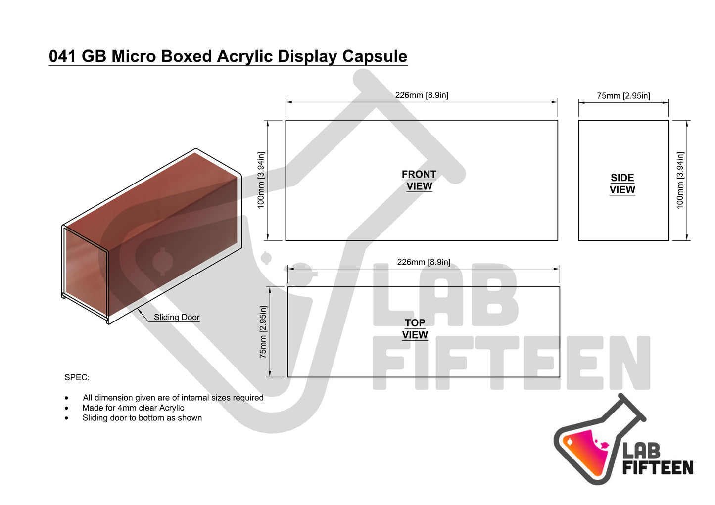 Game Boy Micro Boxed Console - Display Capsule