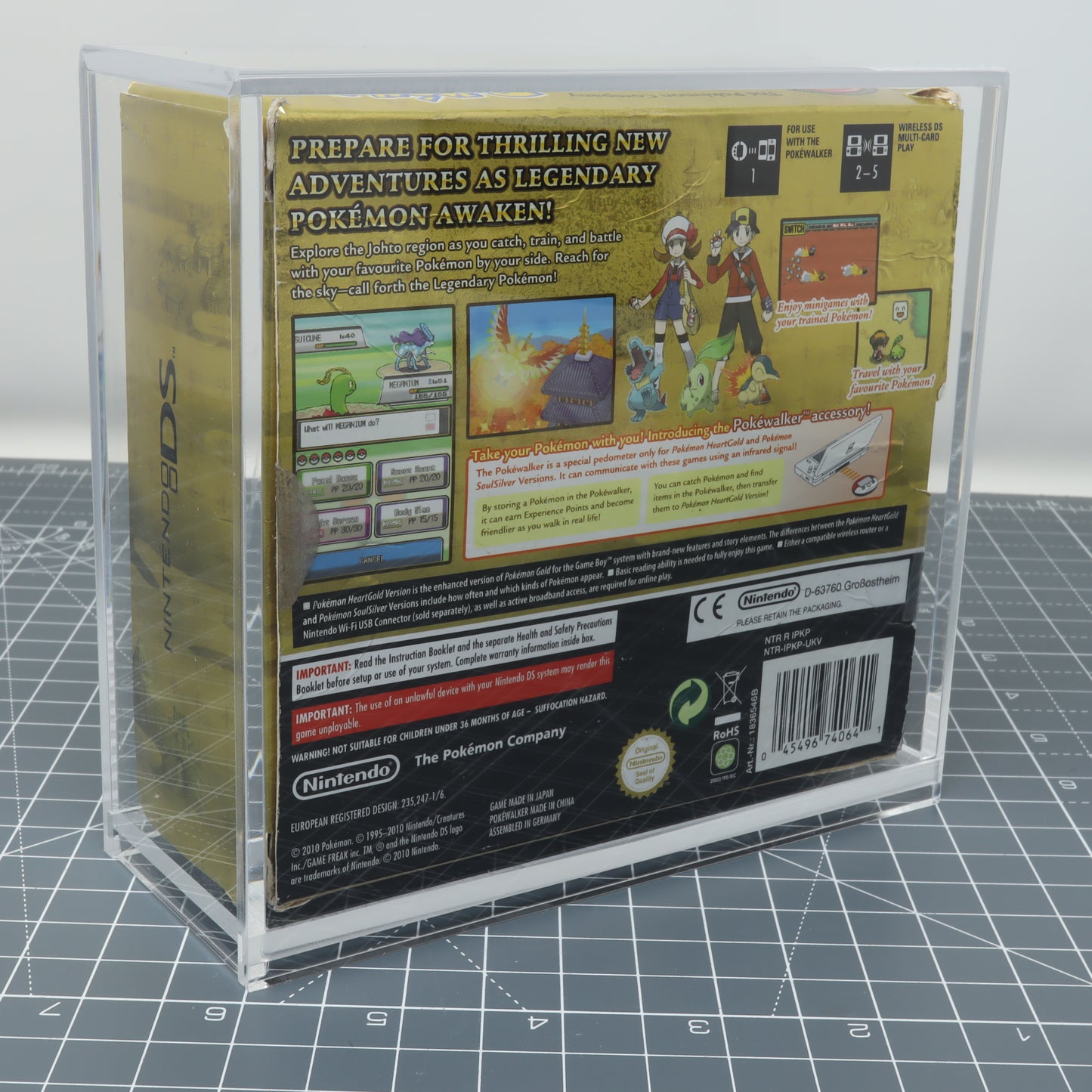 Nintendo DS Pokemon Heart Gold - Boxed Game - Display Capsule