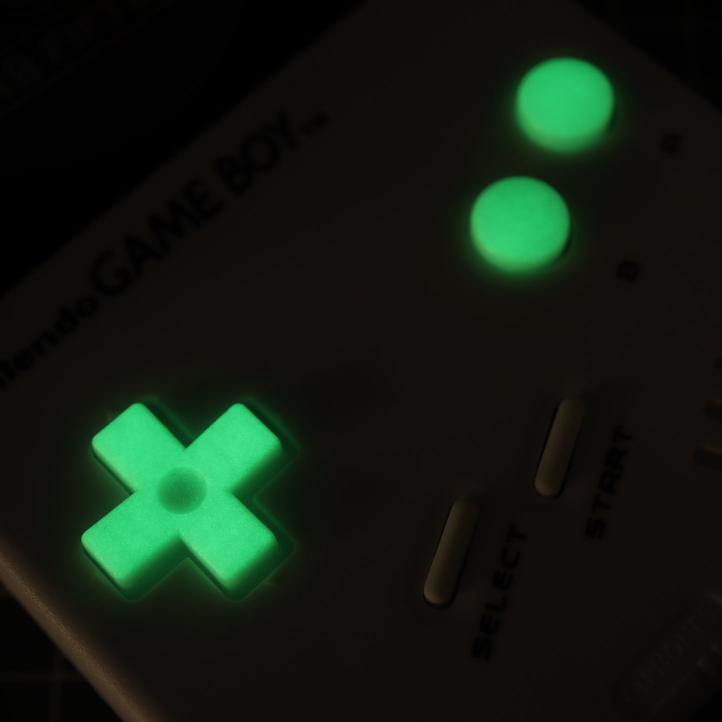 Game Boy DMG - Custom Button - GITD - Green