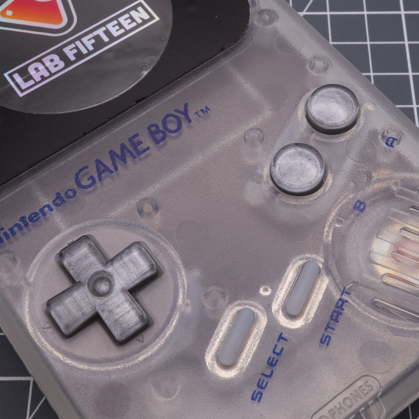 Game Boy DMG - Custom Button - Metallic Silver