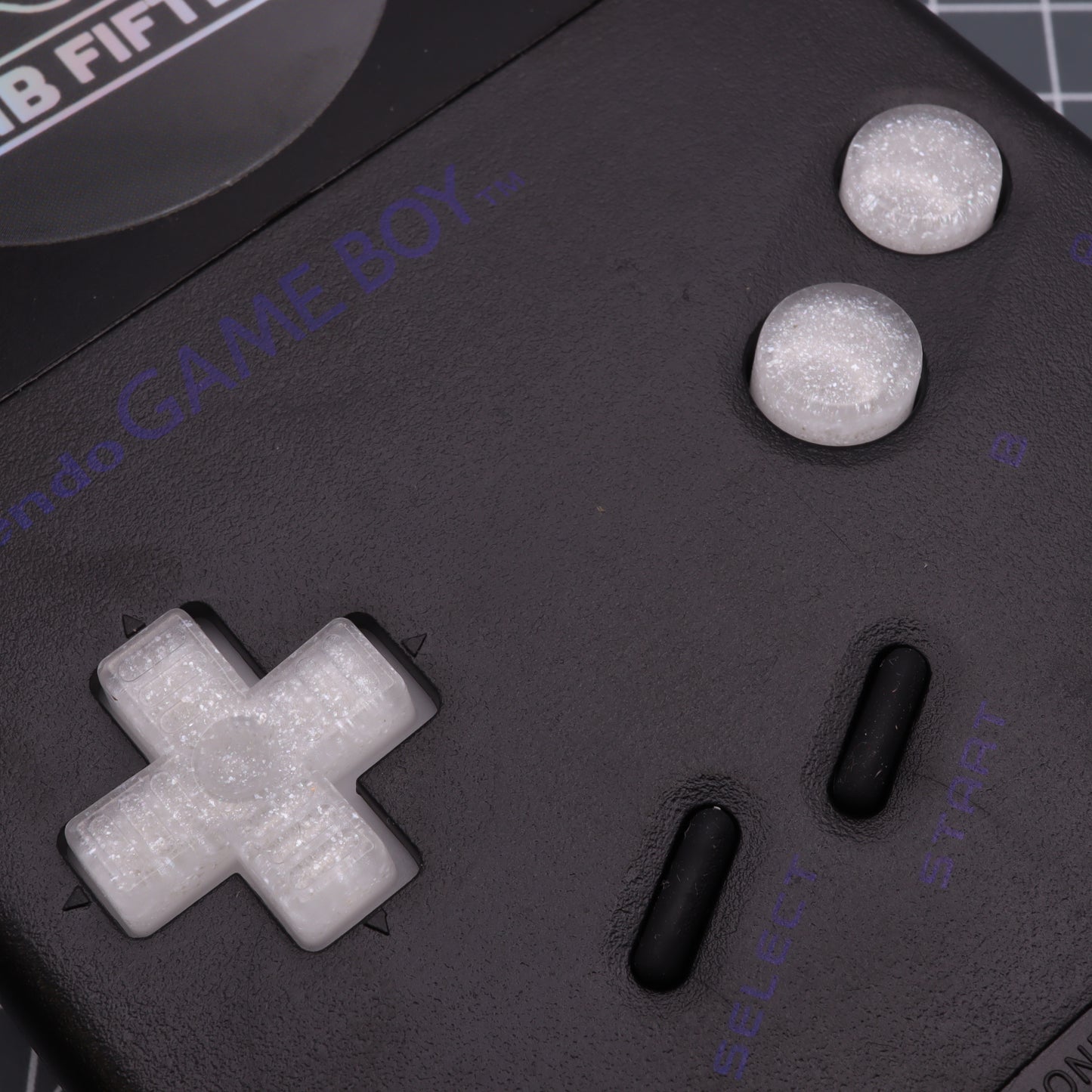 Game Boy DMG - Custom Button - Pearl White