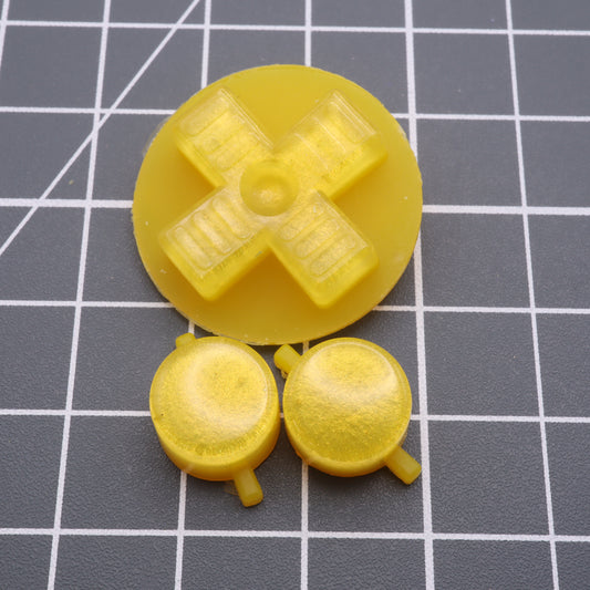 Game Boy DMG - Custom Button - Lemon Candy