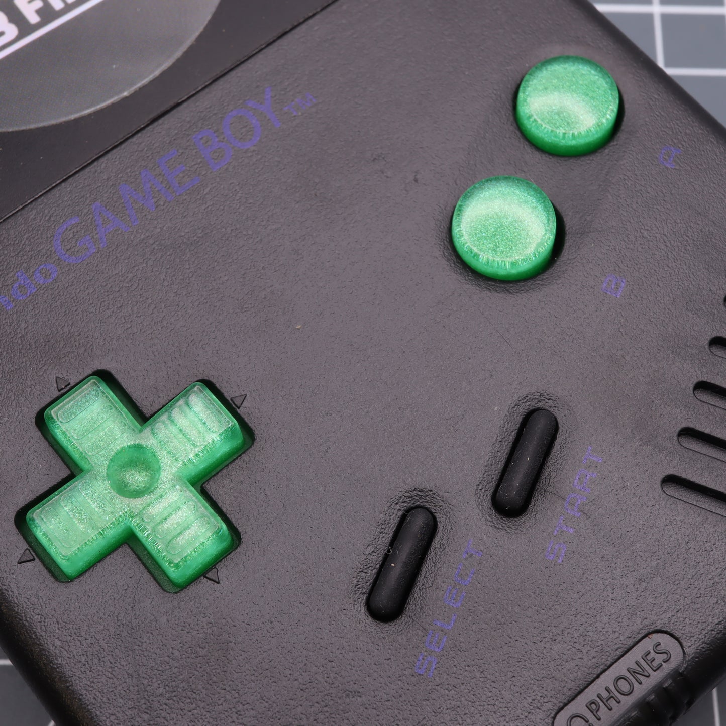 Game Boy DMG - Custom Button - Lime Candy