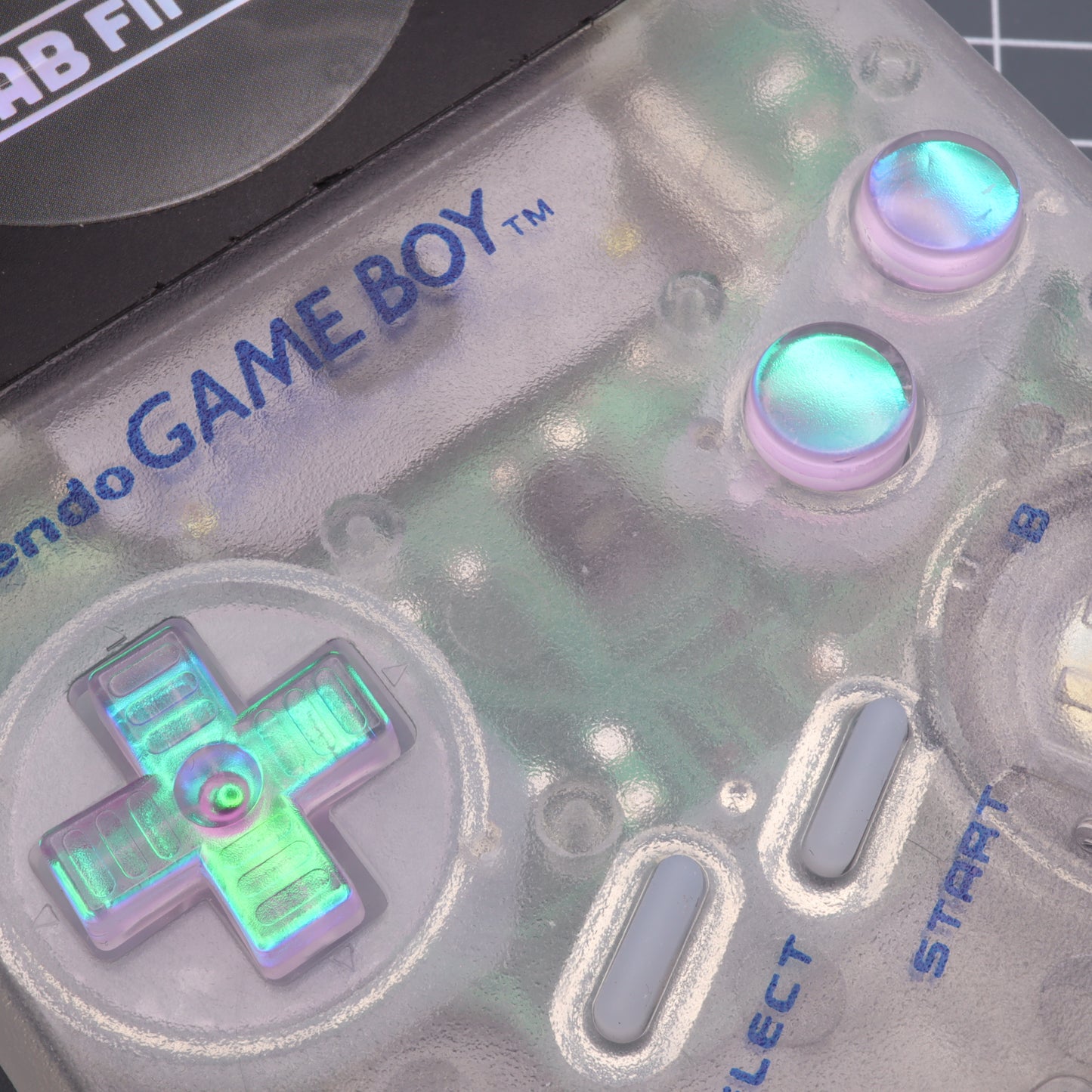 Game Boy DMG - Custom Button - Cool Opal