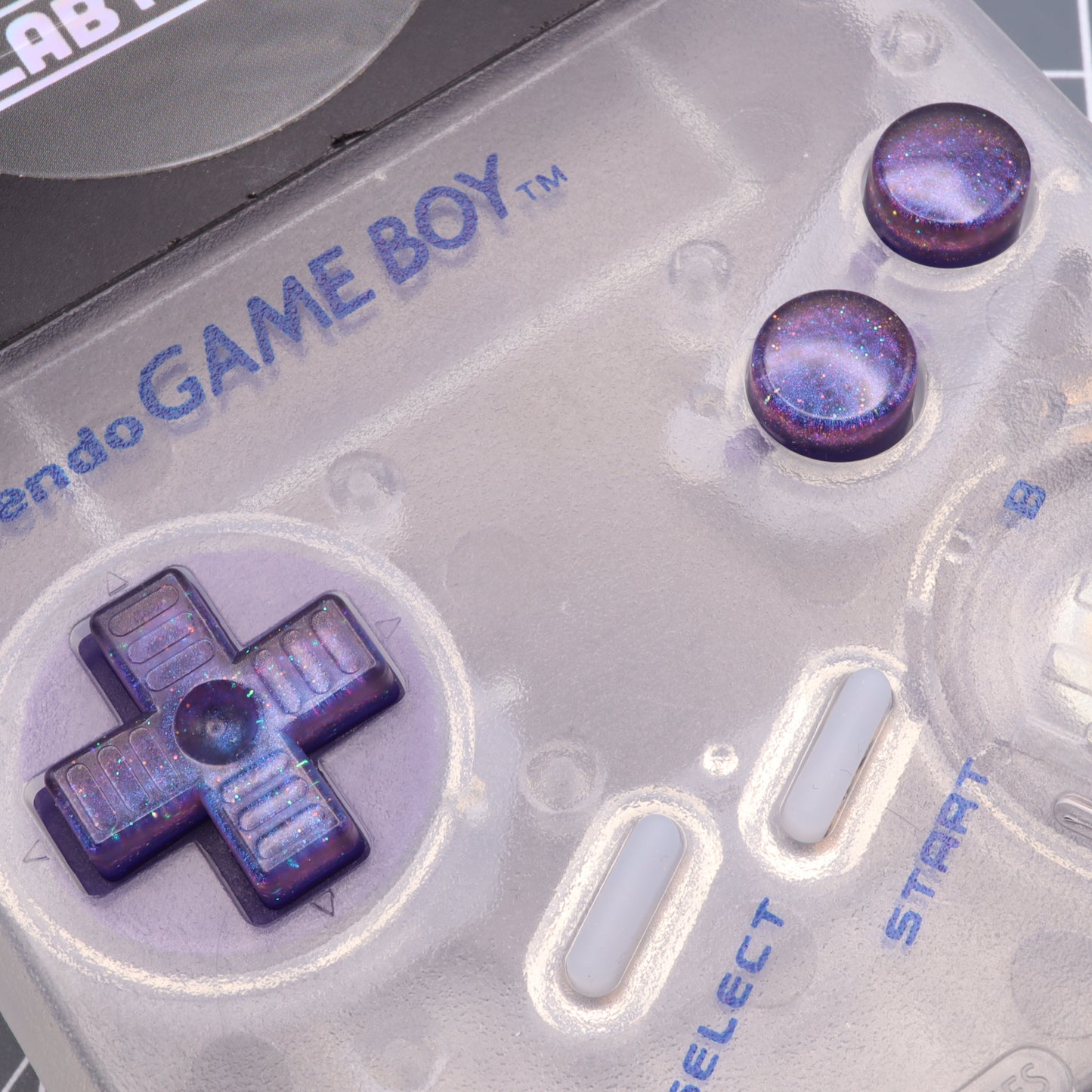 Game Boy DMG - Custom Button - Cosmic Purple