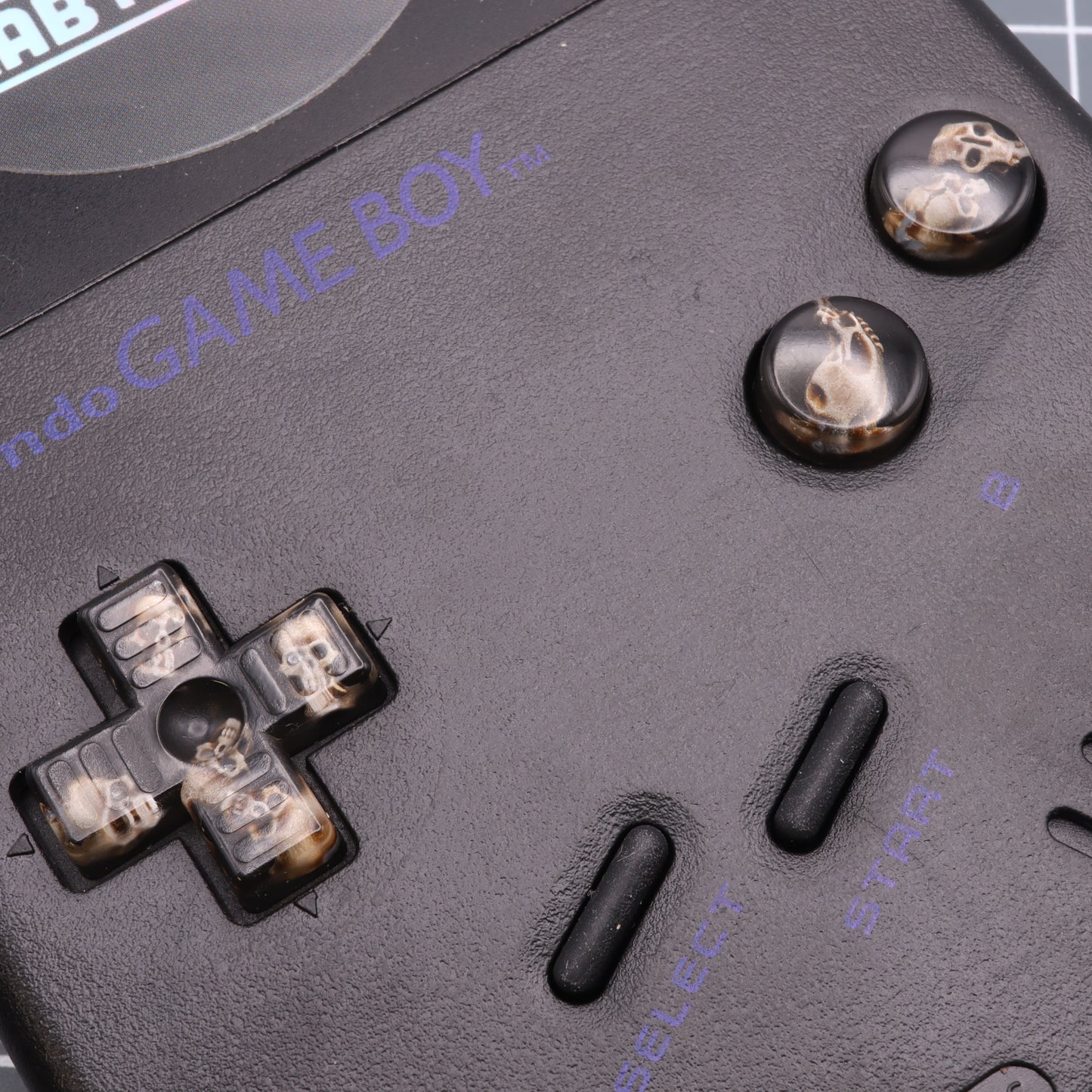 Game Boy DMG - Custom Button - Skulls
