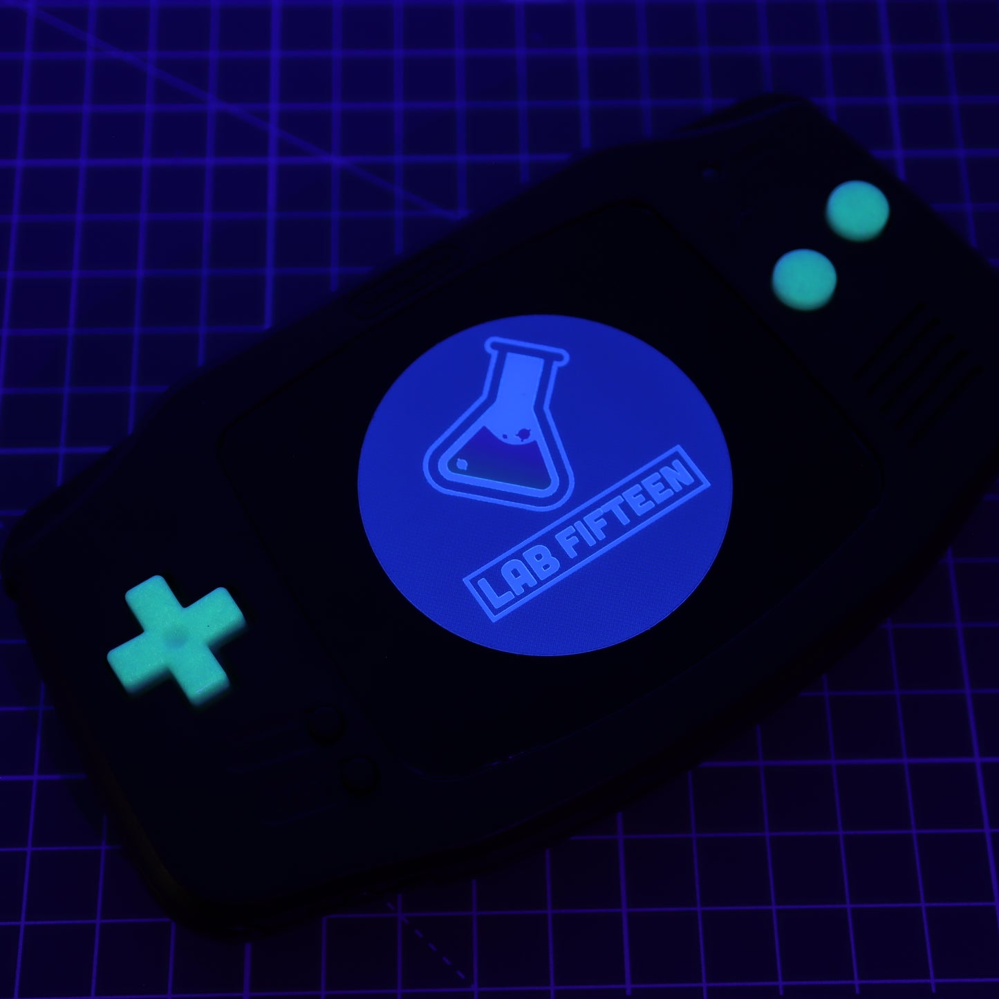 Game Boy Advance - Custom Button - GITD Green