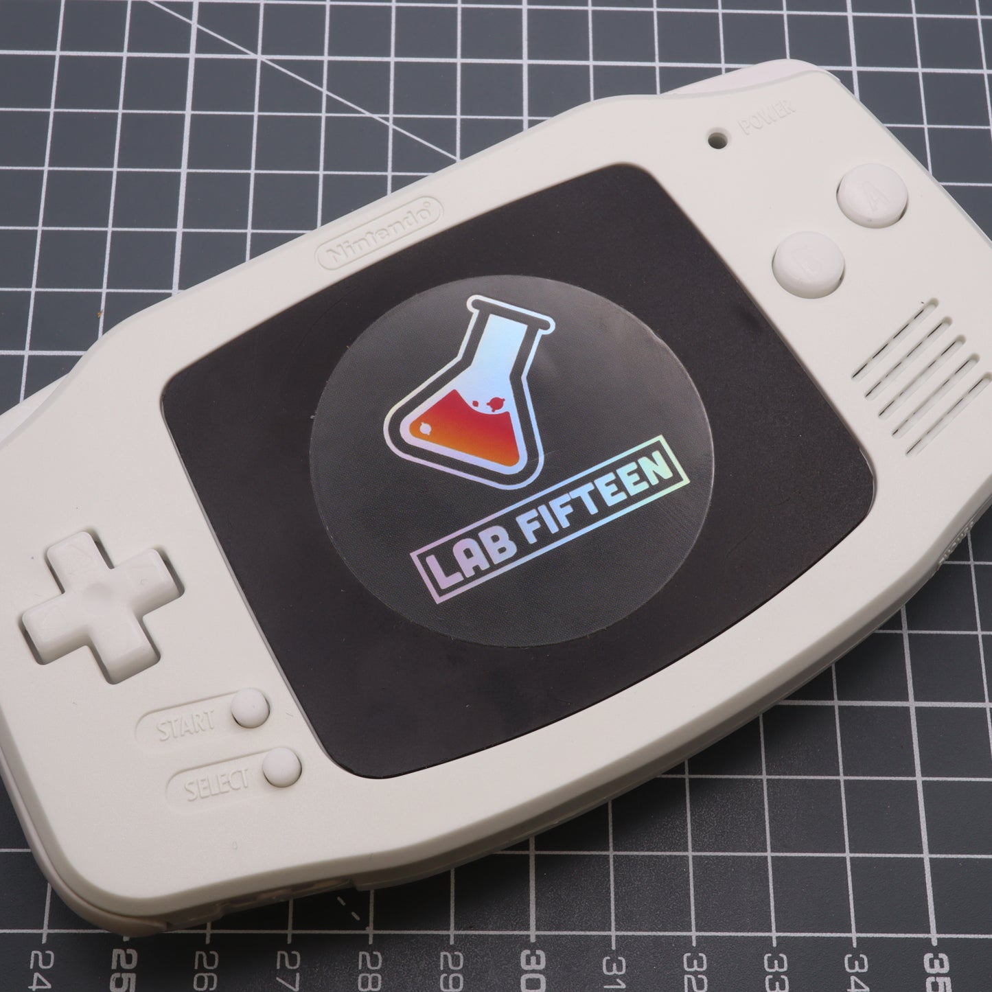 Game Boy Advance - Custom Button - GITD Blue