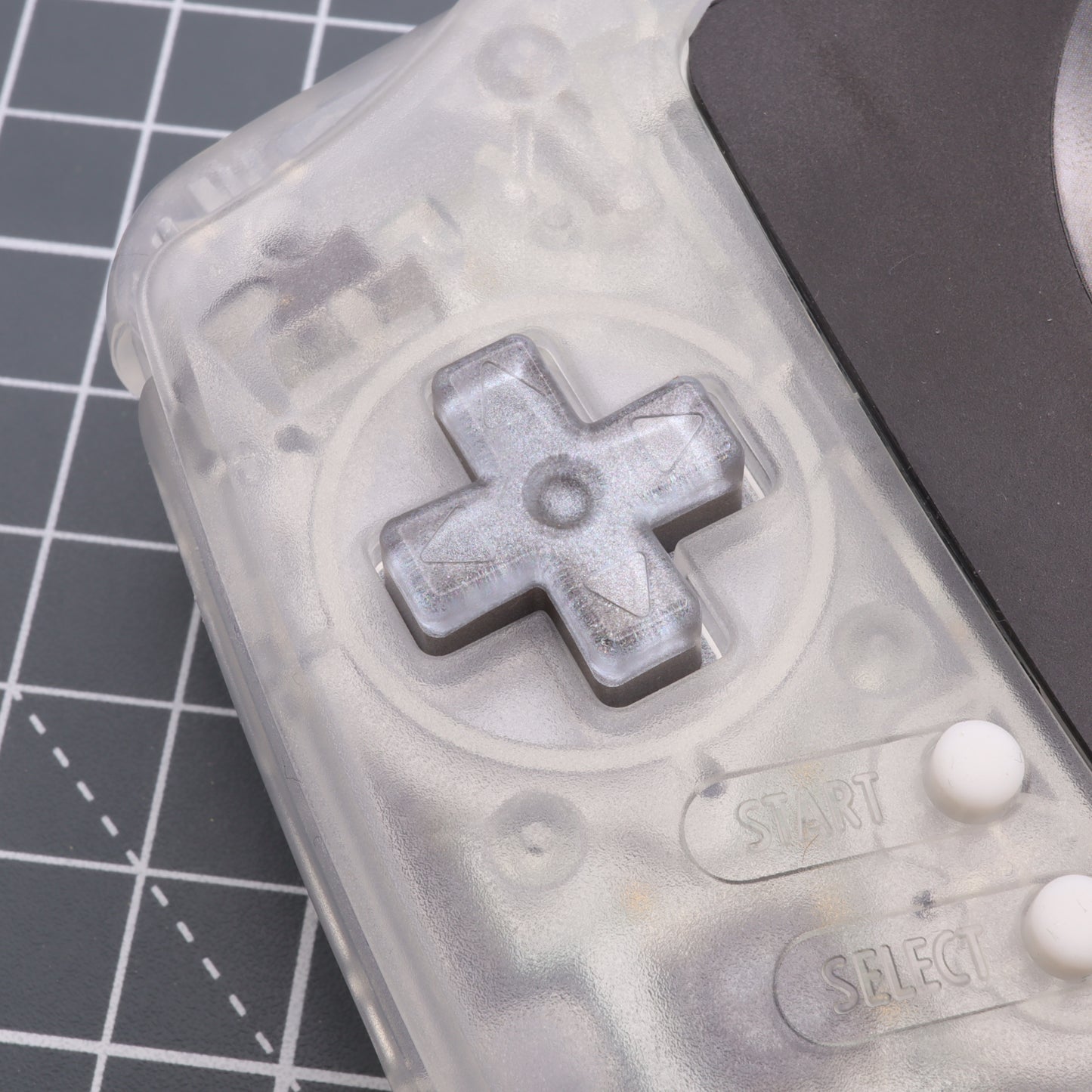 Game Boy Advance - Custom Buttons - Metallic Silver