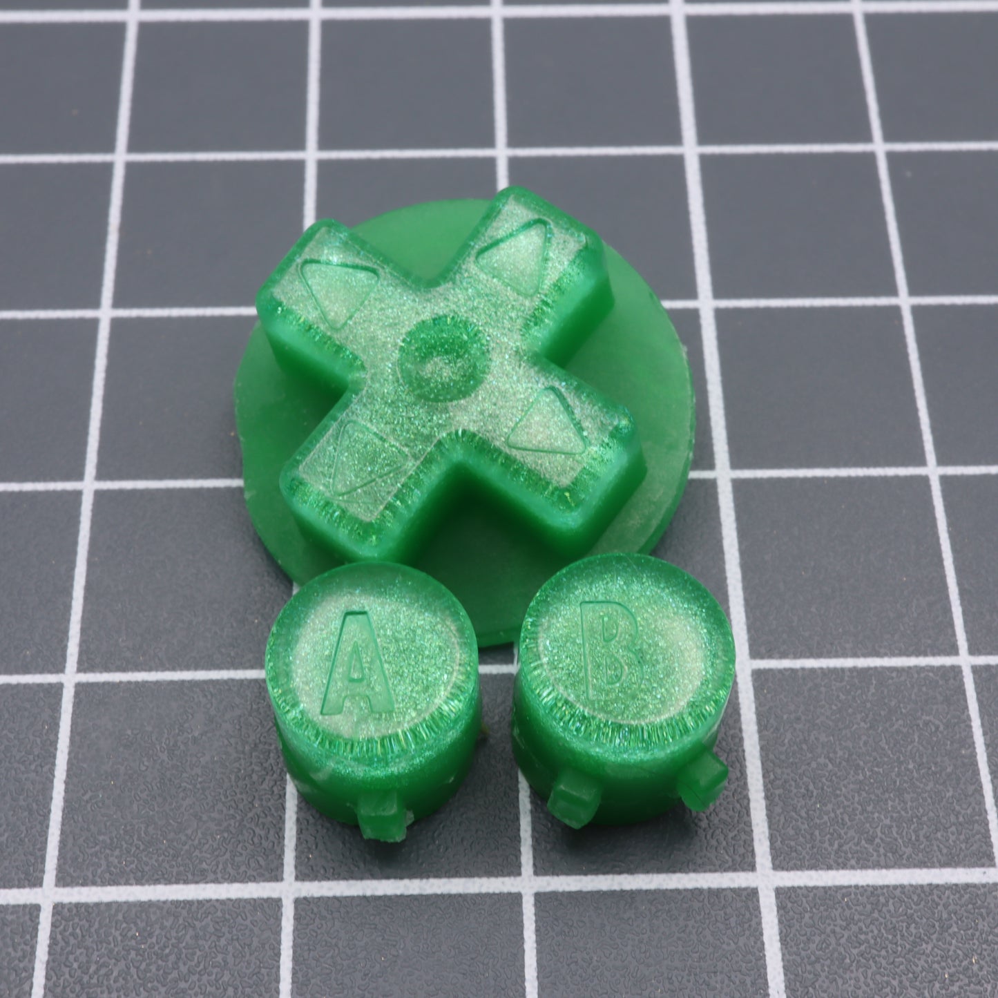 Game Boy Advance - Custom Buttons - Lime Candy