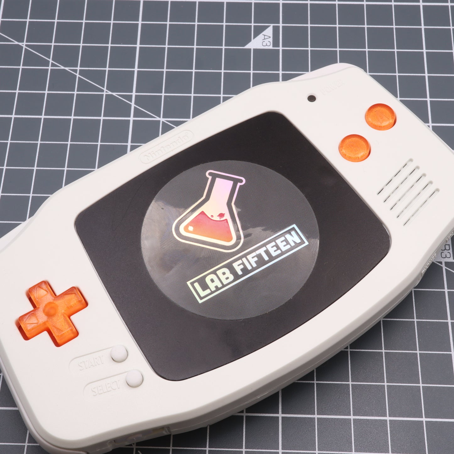 Game Boy Advance - Custom Buttons - Orange Candy