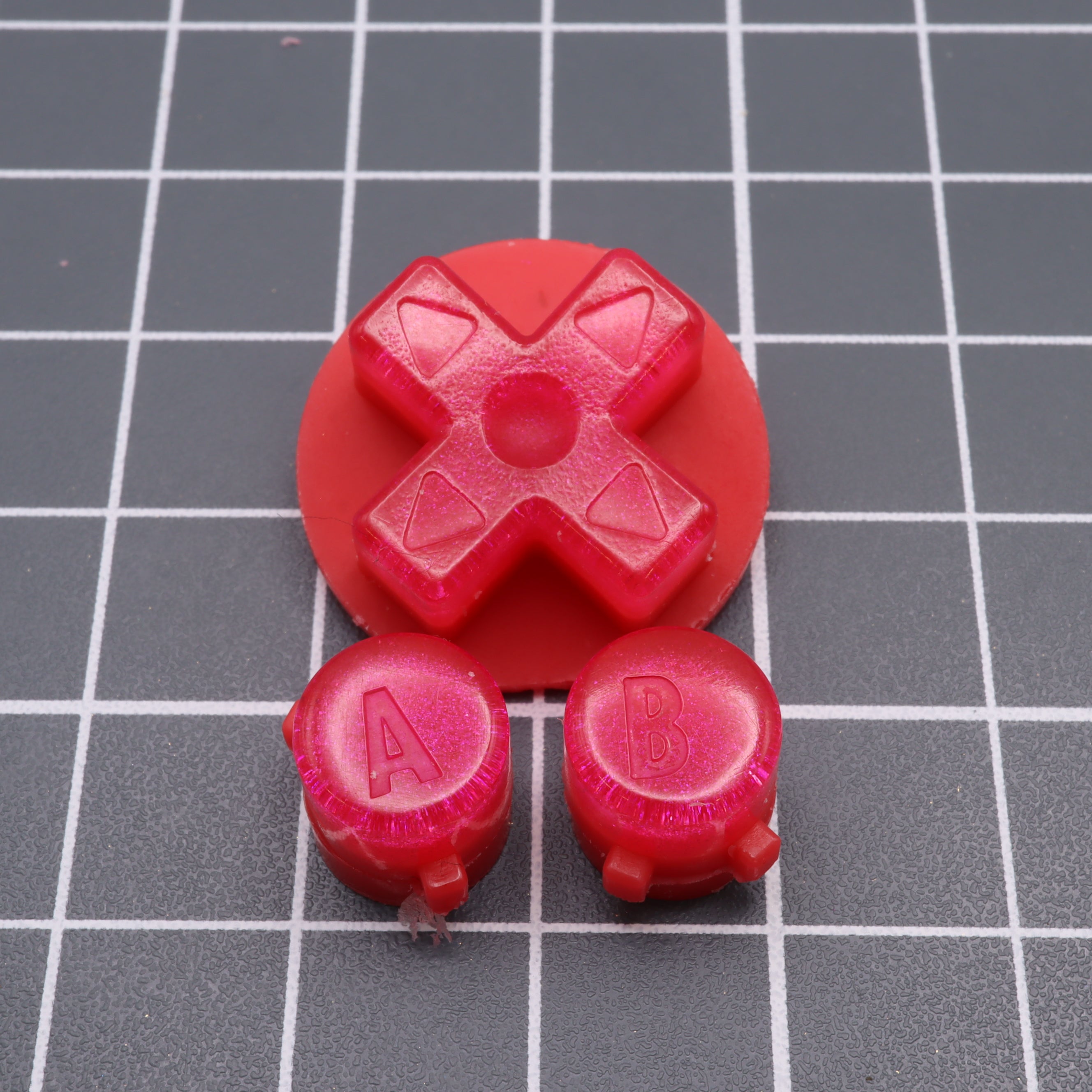 Game Boy Advance - Custom Buttons - Raspberry Candy – Labfifteenco