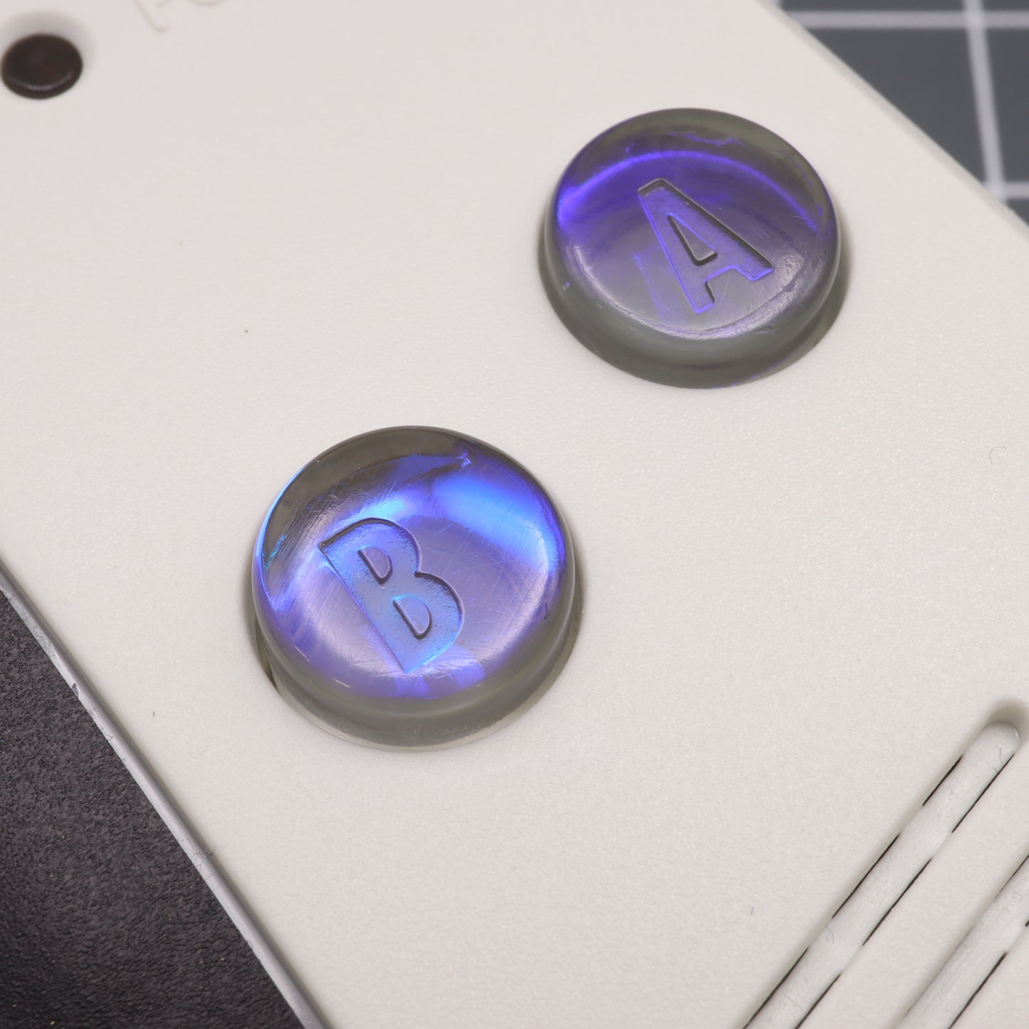 Game Boy Advance - Custom Buttons - Midnight Opal