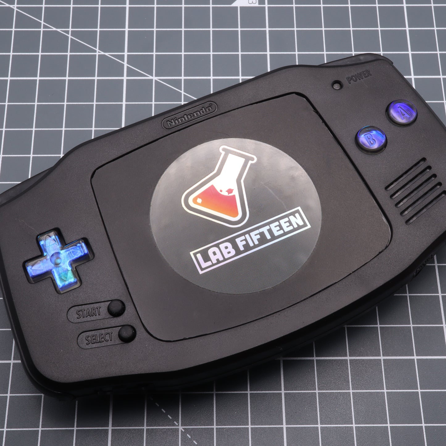 Game Boy Advance - Custom Buttons - Midnight Opal