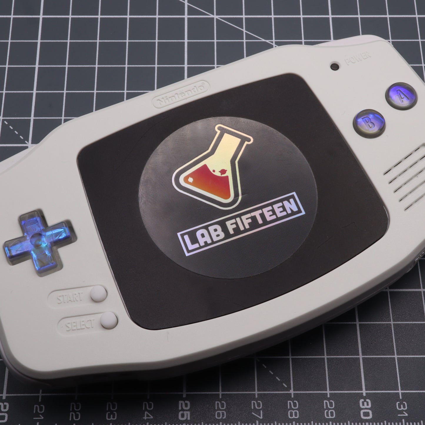 Game Boy Advance - Custom Buttons - Midnight Opal