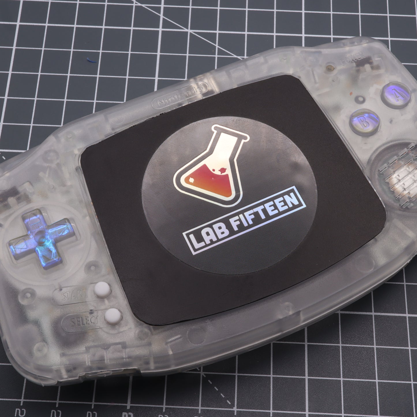 Game Boy Advance - Custom Buttons - Midnight Opal