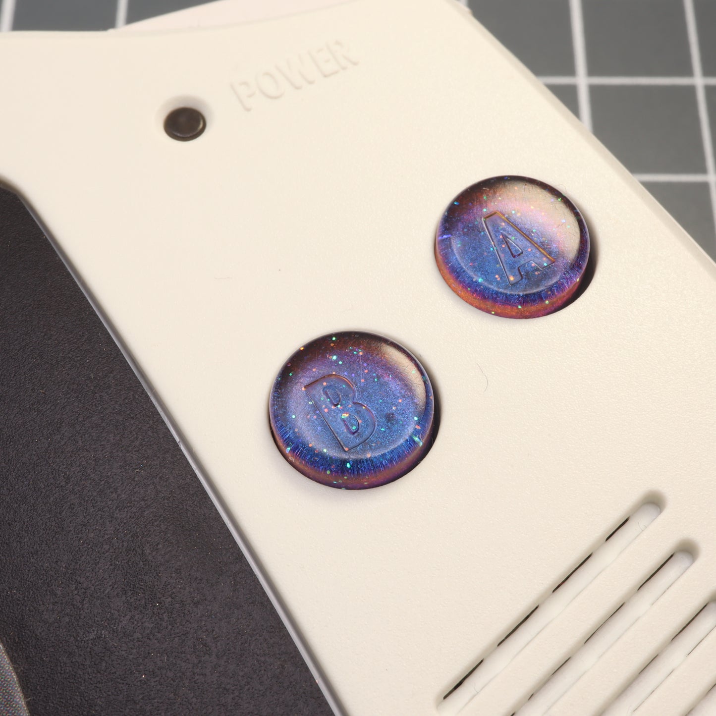 Game Boy Advance - Custom Buttons - Cosmic Blue