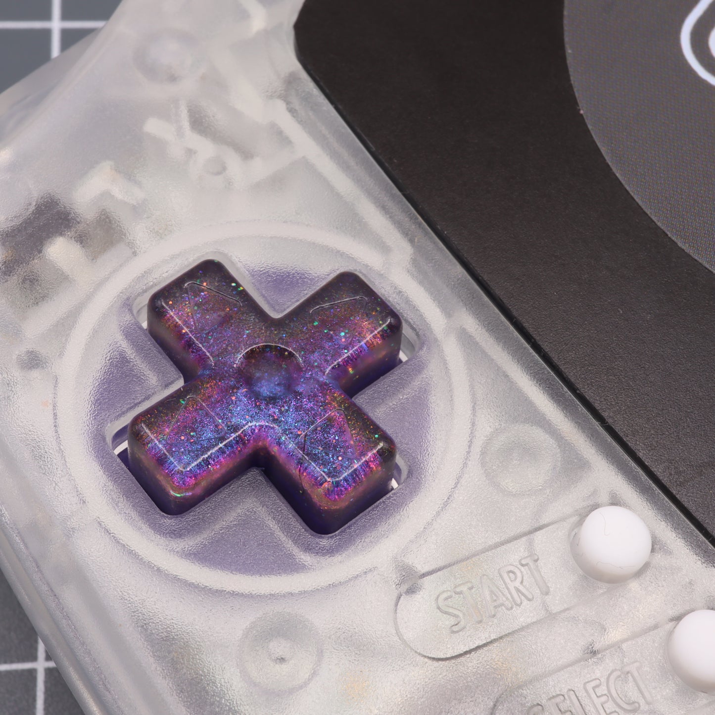 Game Boy Advance - Custom Buttons - Cosmic Purple