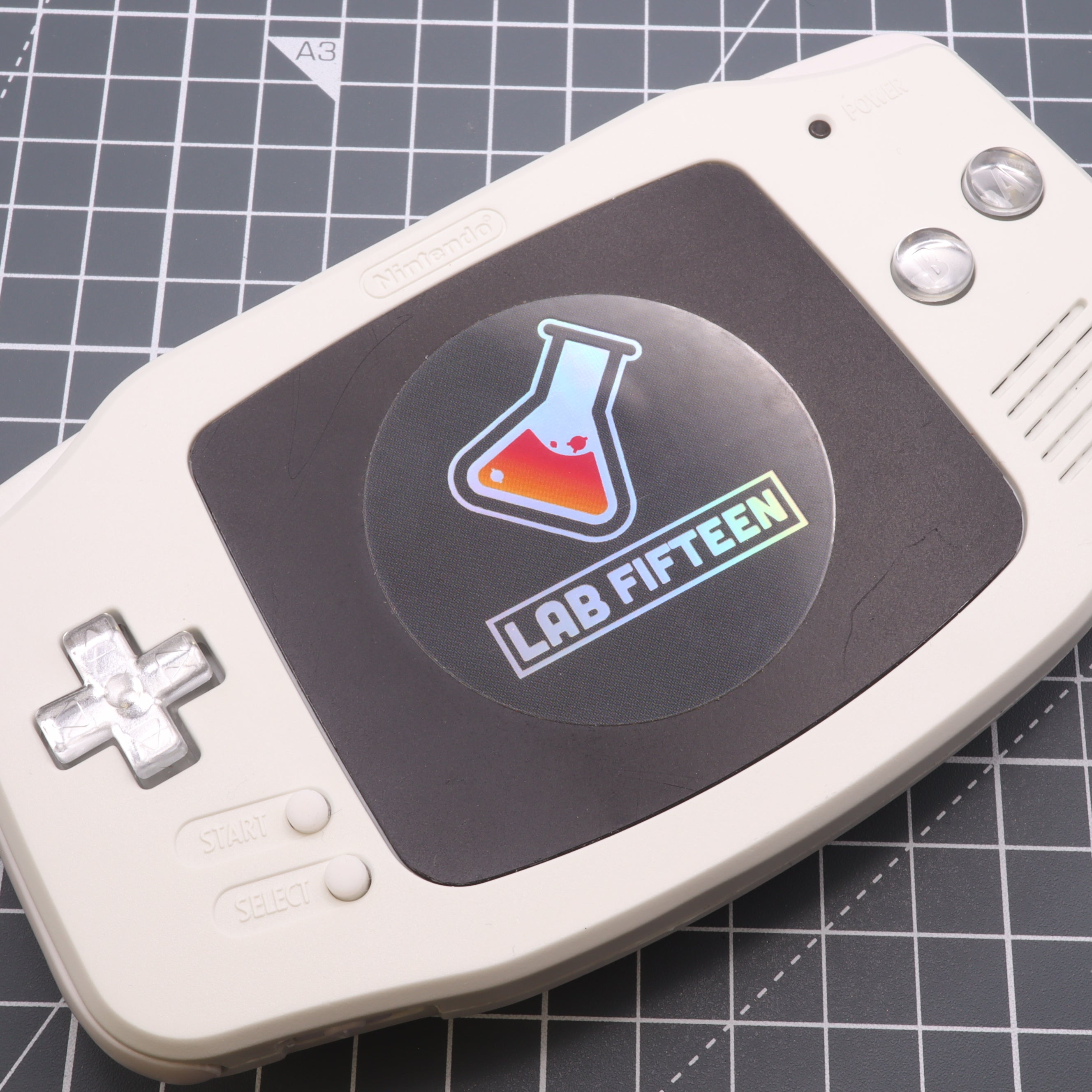 Visual Gameboy Buttons Game Boy Advance - Custom Buttons - Chrome – Labfifteenco