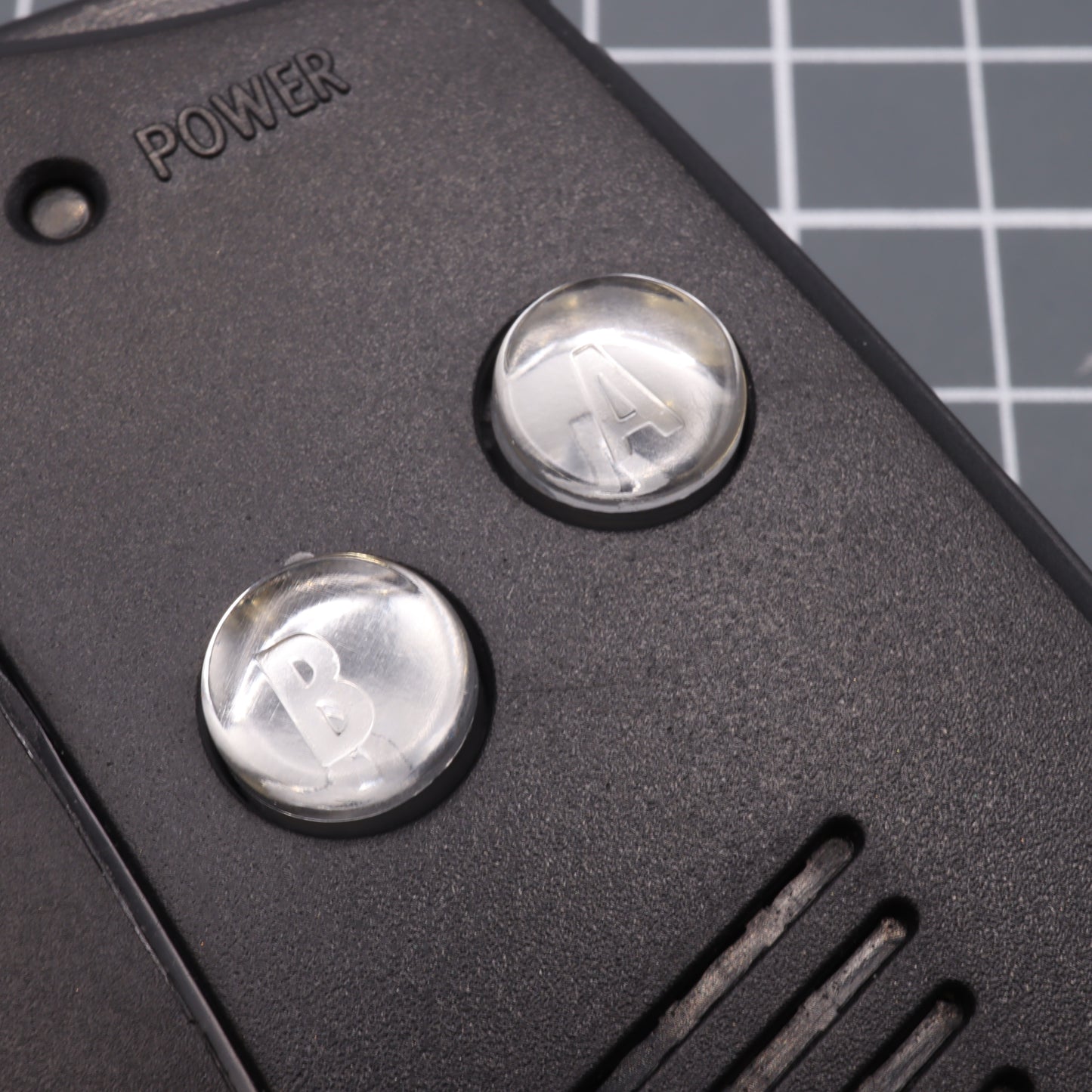Game Boy Advance - Custom Buttons - Chrome