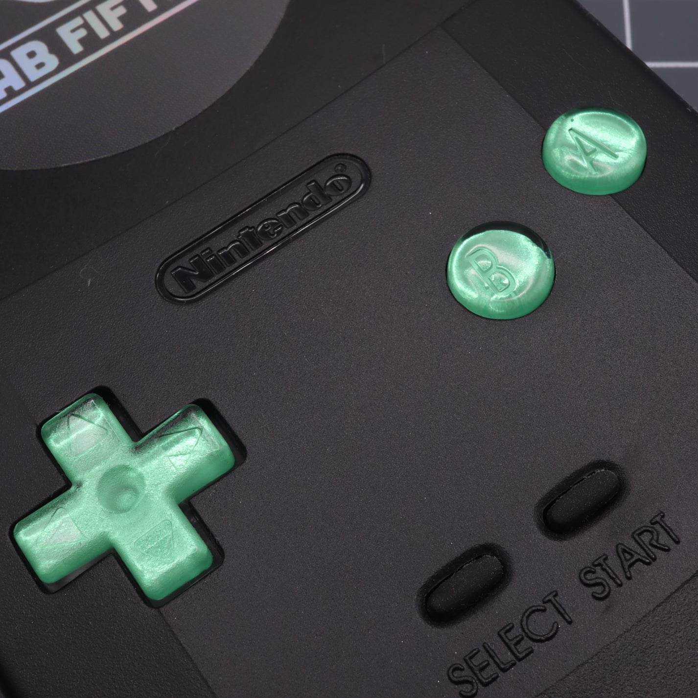 Game Boy Color - Custom Button - Chrome Green – Labfifteenco