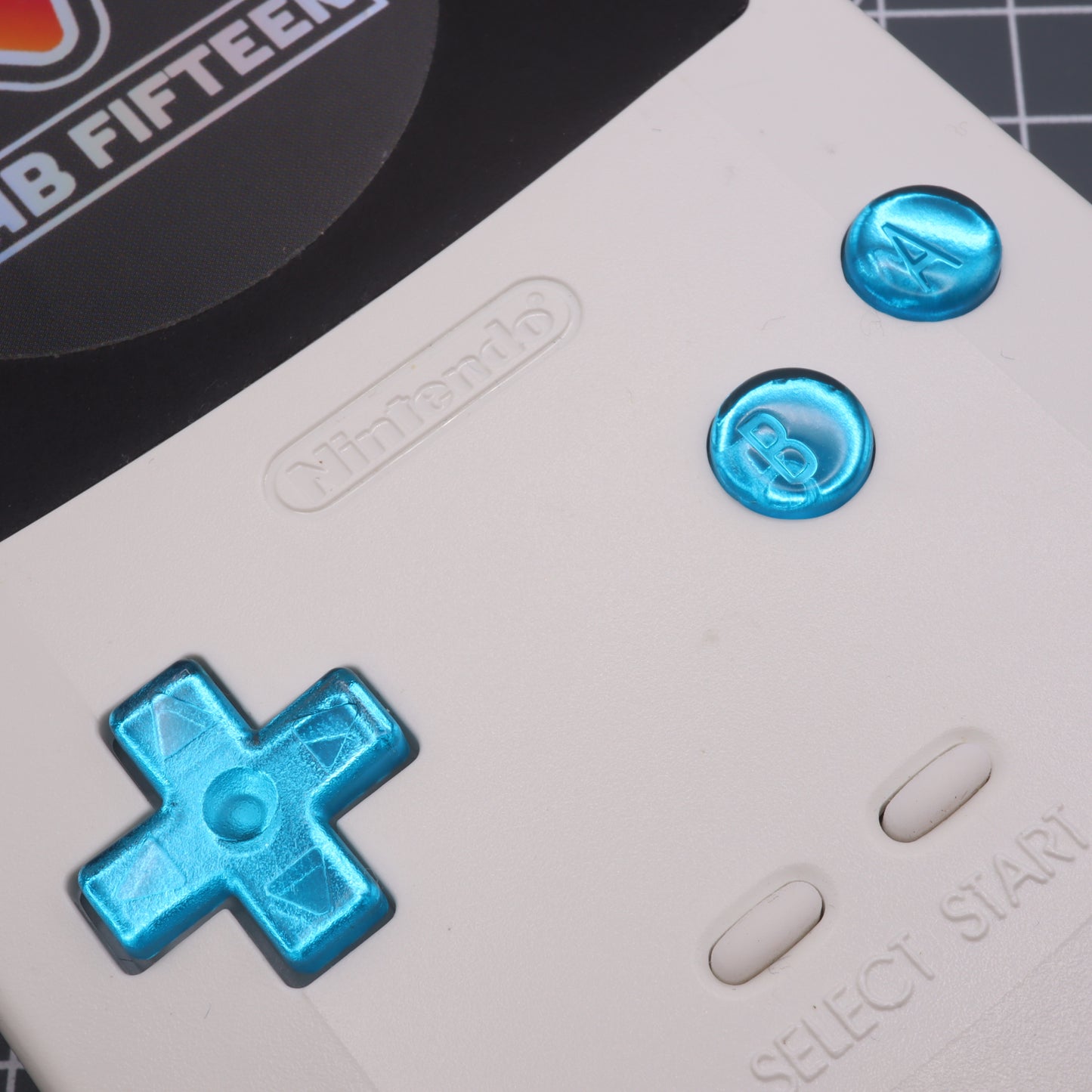 Game Boy Color - Custom Button - Chrome Blue