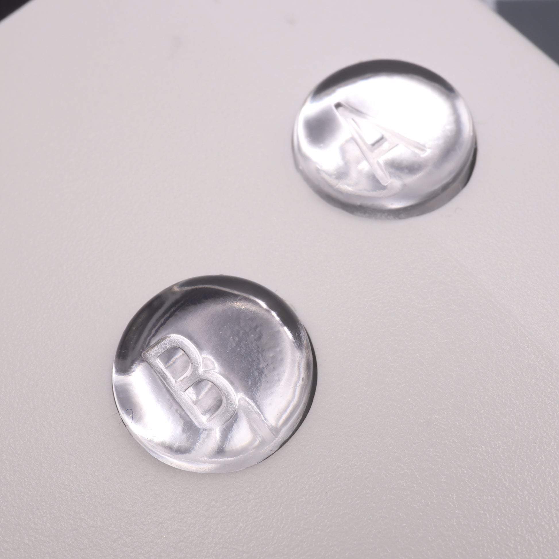 Game Boy Color buttons with lab fifteen co silver chrome custom buttons inside white shell