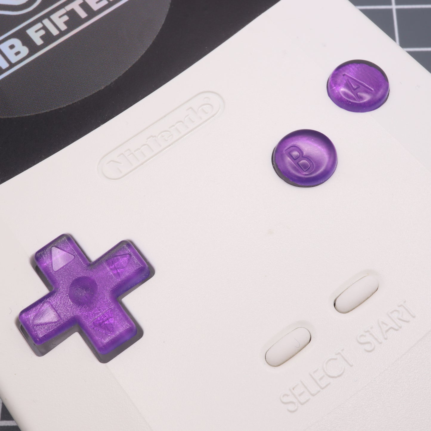 Game Boy Color - Custom Button - Chrome Purple